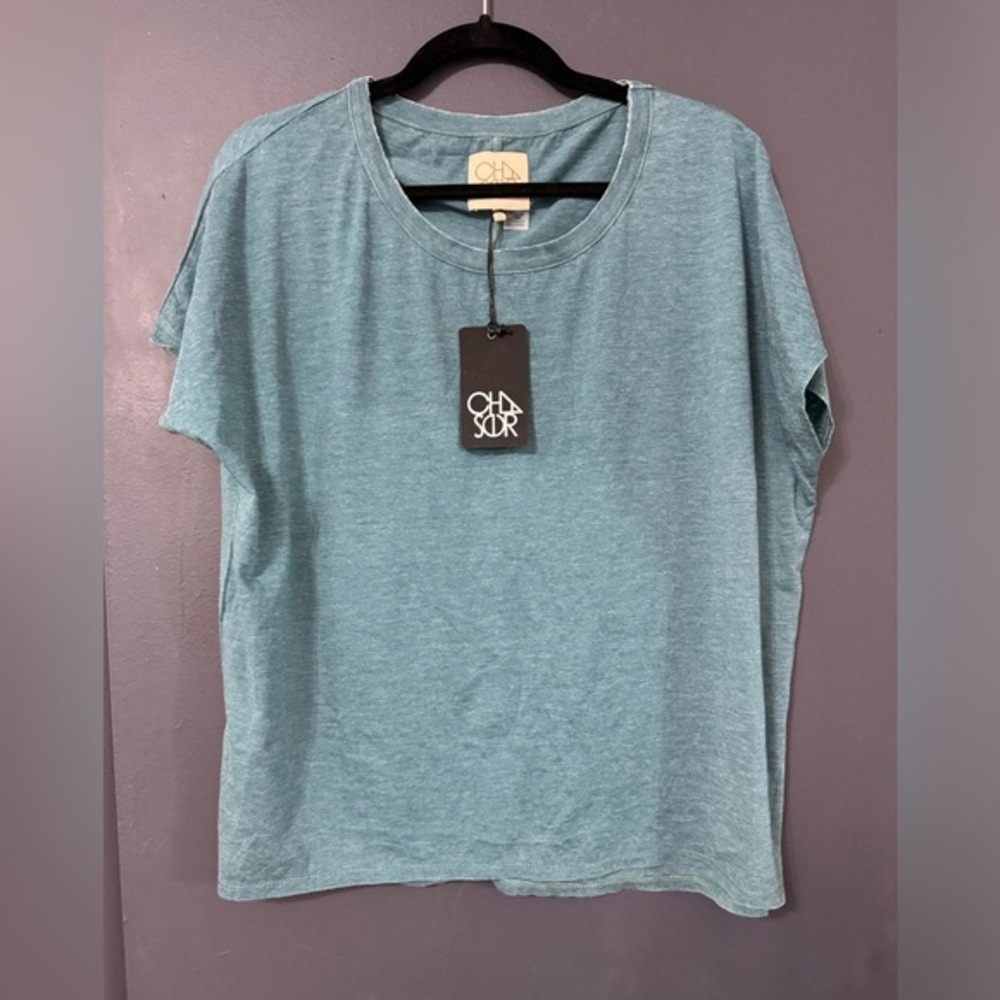 NWT Chaser Oversized Teal Tee